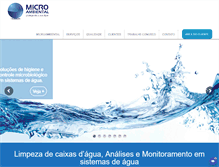 Tablet Screenshot of microambiental.com.br