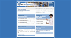Desktop Screenshot of microambiental.es